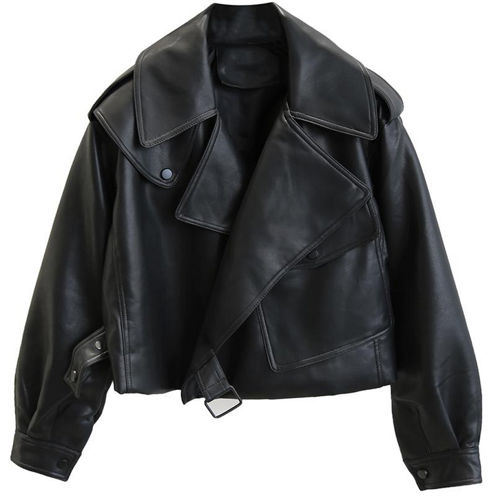Women's Leather Jacket - Stylish Fit for Casual and Formal Wear