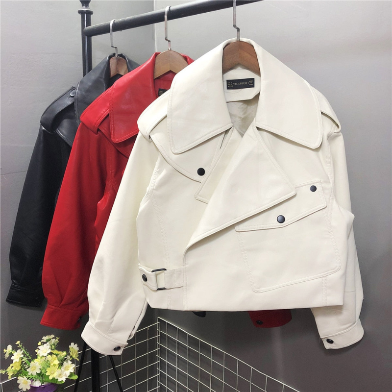 Women's Leather Jacket - Stylish Fit for Casual and Formal Wear