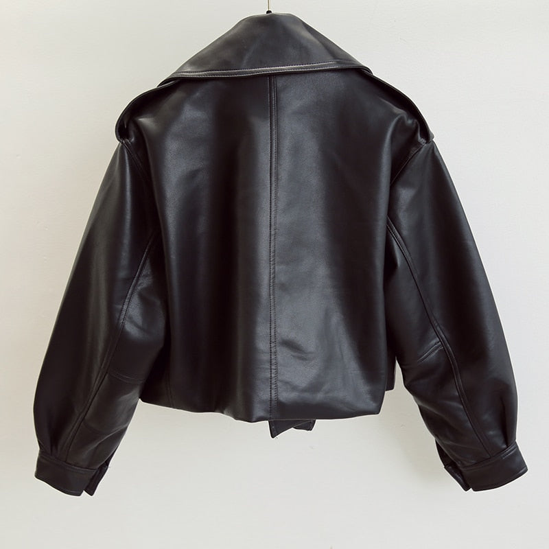 Women's Leather Jacket - Stylish Fit for Casual and Formal Wear