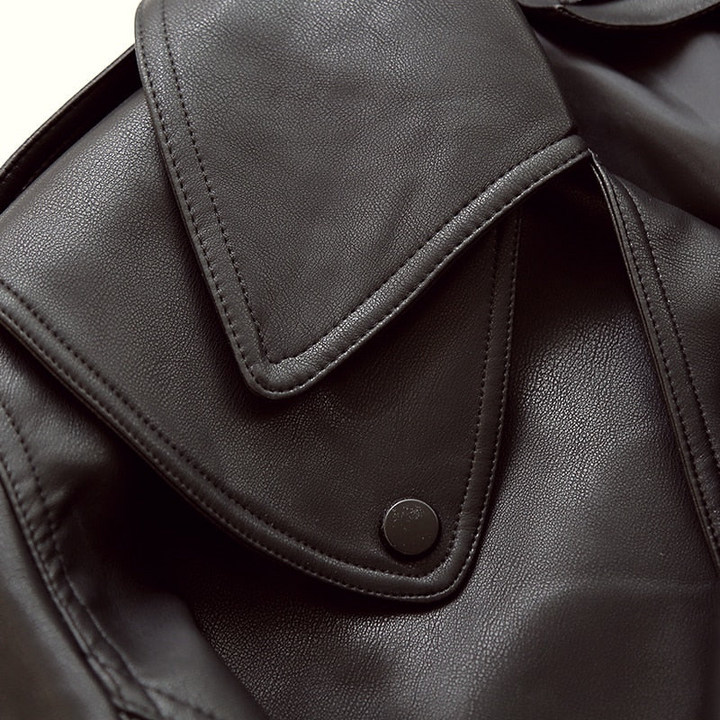 Women's Leather Jacket - Stylish Fit for Casual and Formal Wear
