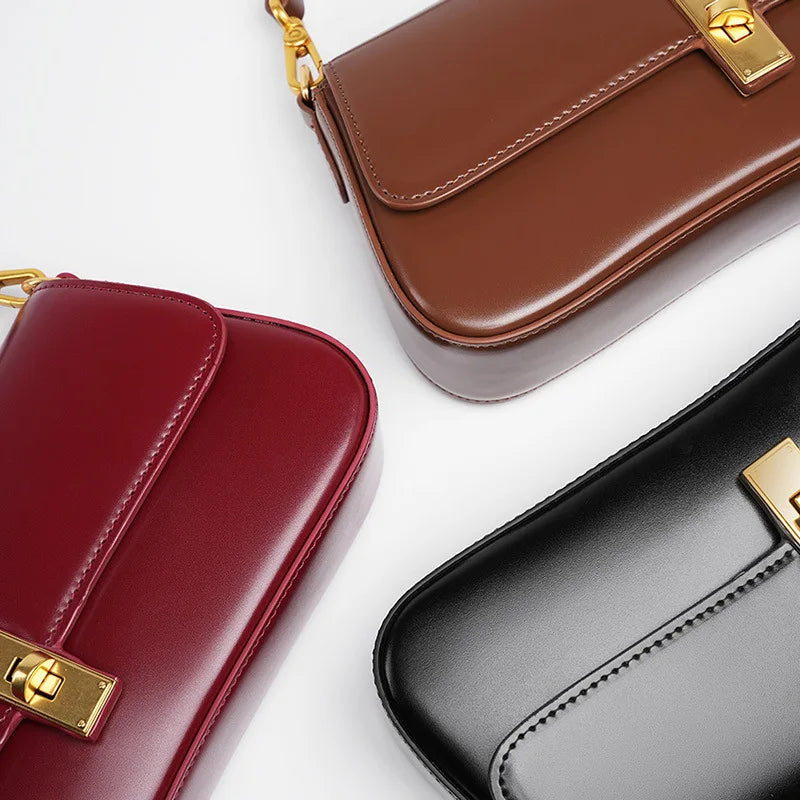 Women's Leather Shoulder and Crossbody Bag