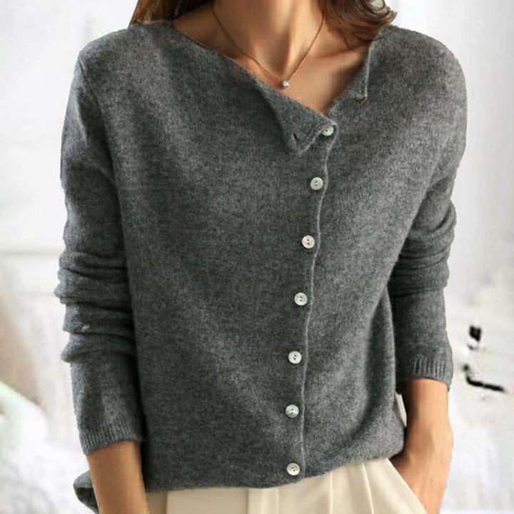 Women's Long Knit Buttoned Cardigan Sweater for Layering