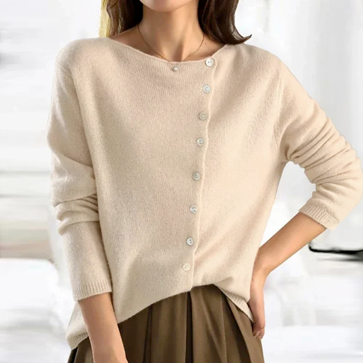 Women's Long Knit Buttoned Cardigan Sweater for Layering