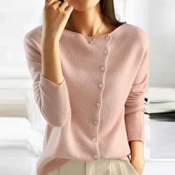 Women's Long Knit Buttoned Cardigan Sweater for Layering