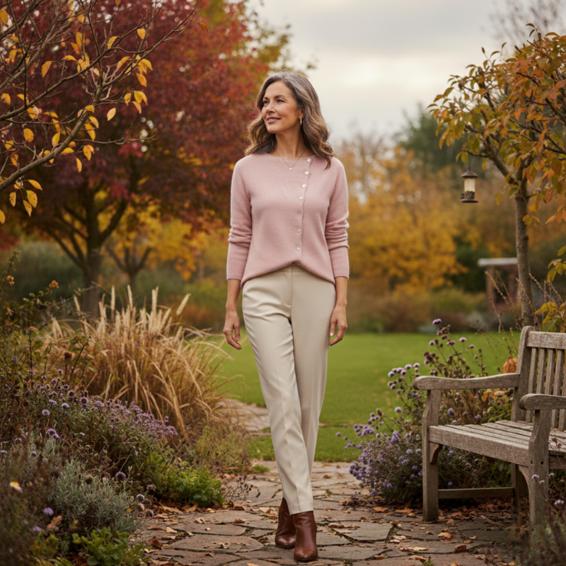 Women's Long Knit Buttoned Cardigan Sweater for Layering