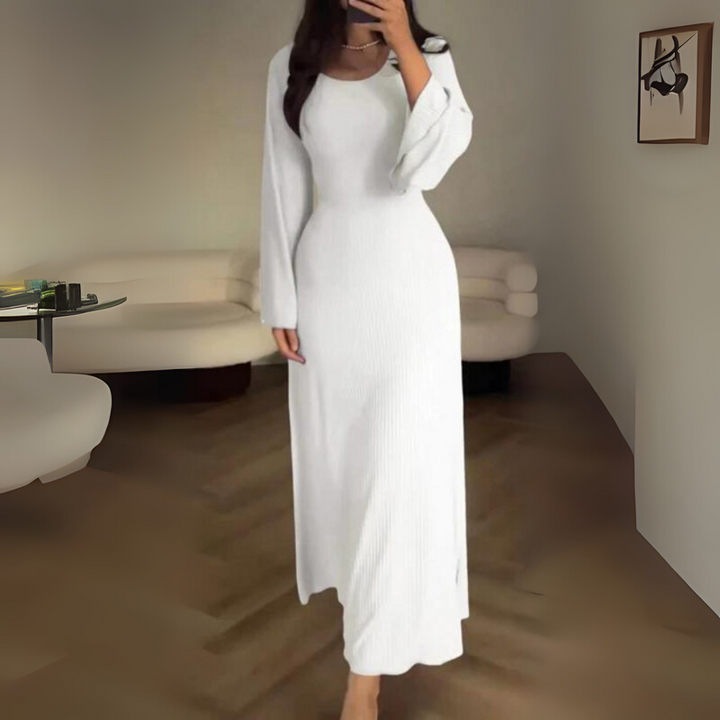 Women's Long Sleeve Maxi Dress Elegant Style