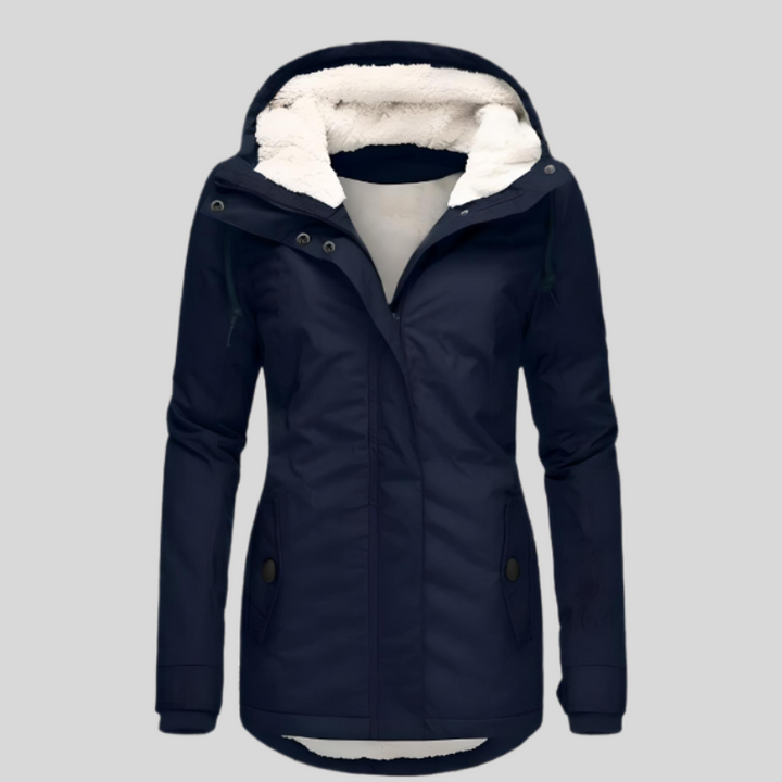 Women's Long Winter Jacket with Hood – Stylish Coat