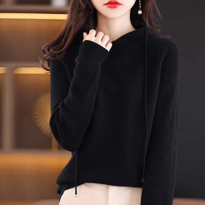 Women's Merino Wool Hoodie for Layering and Style