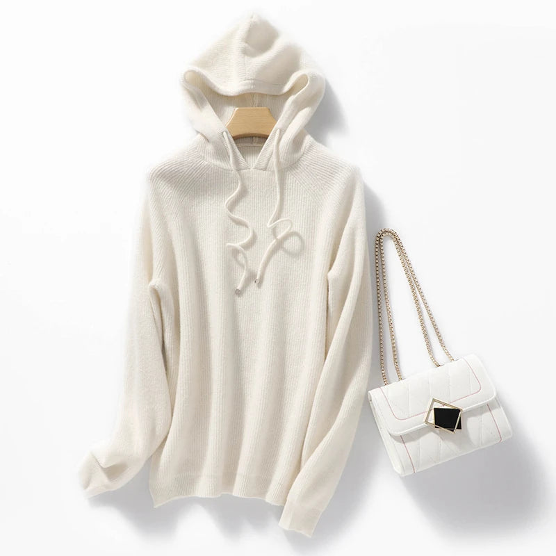 Women's Merino Wool Hoodie for Layering and Style