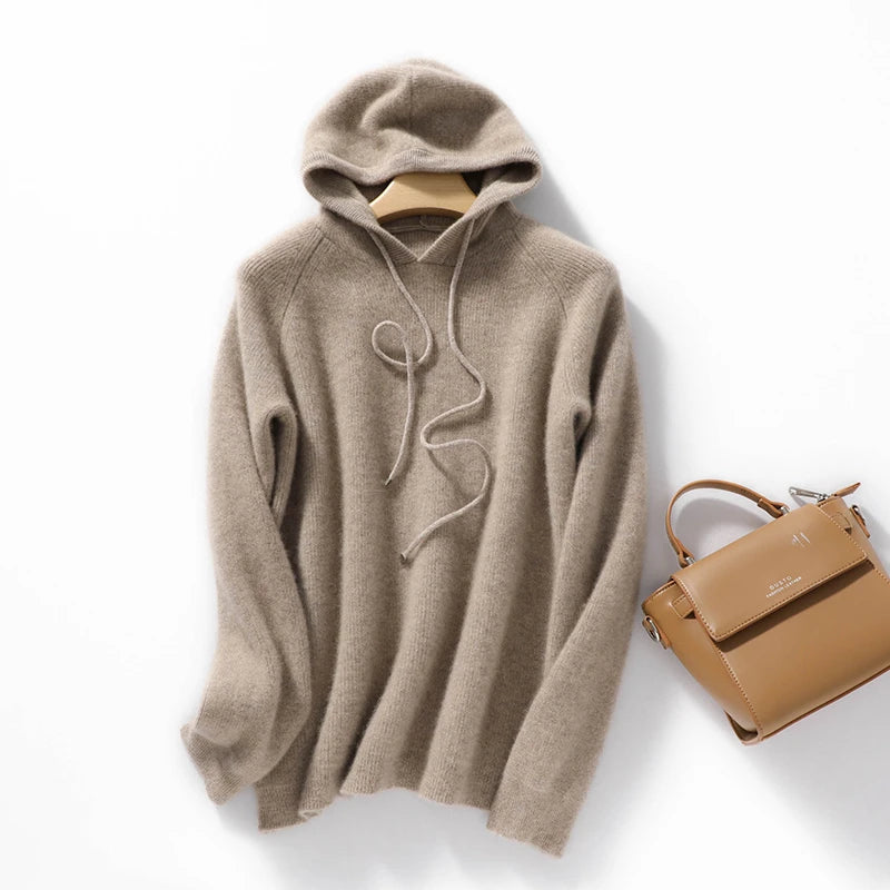 Women's Merino Wool Hoodie for Layering and Style