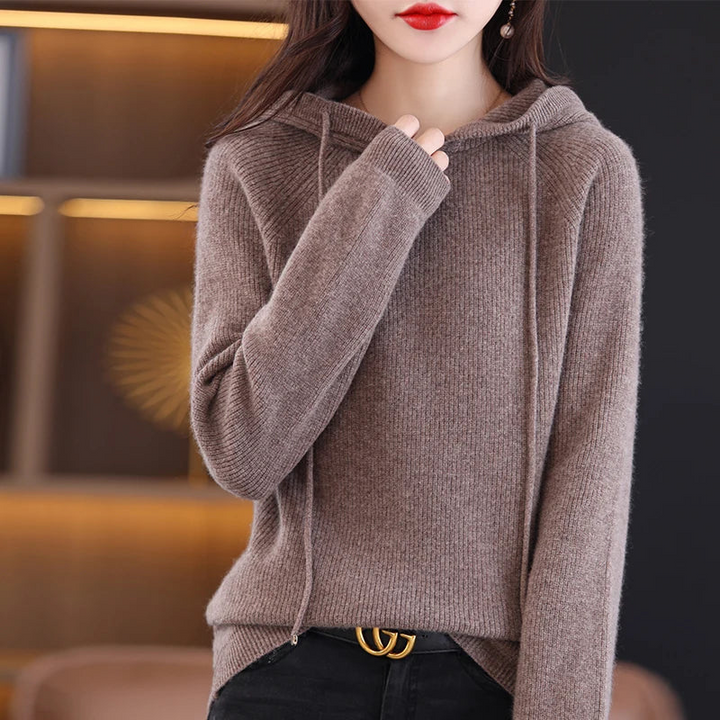 Women's Merino Wool Hoodie for Layering and Style
