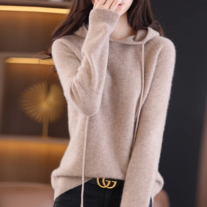 Women's Merino Wool Hoodie for Layering and Style