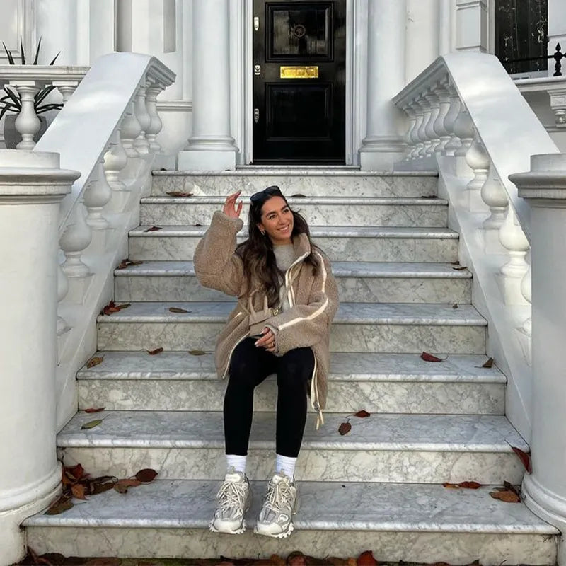 Women's Oversized Jacket – Winter Coat with Relaxed Fit