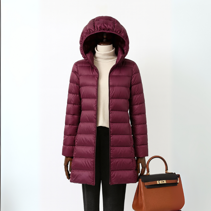 Women's Puffer Jacket - Packable Winter Coat