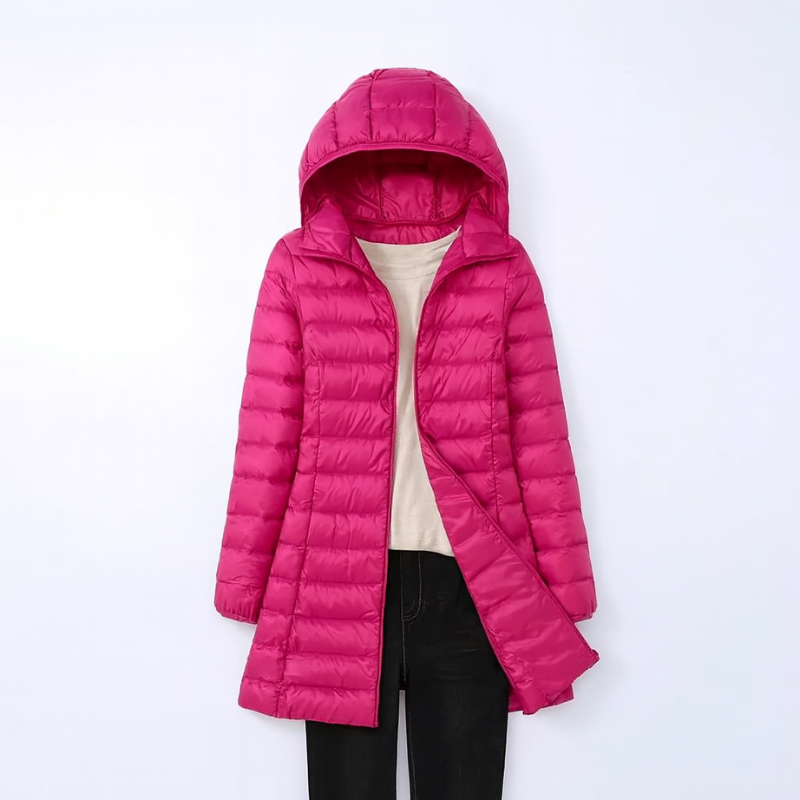 Women's Puffer Jacket - Packable Winter Coat