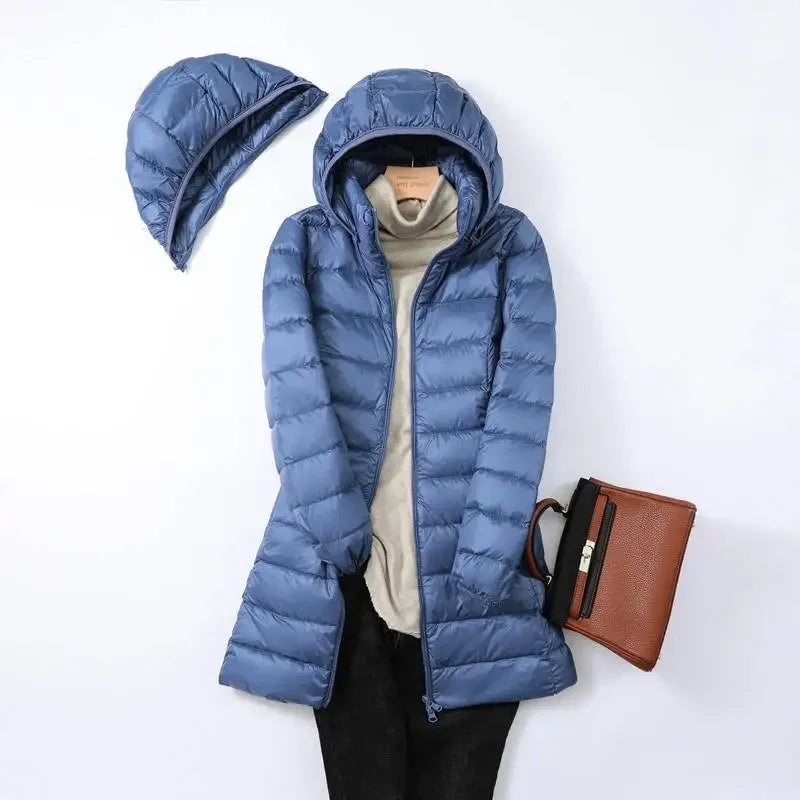 Women's Puffer Jacket - Packable Winter Coat