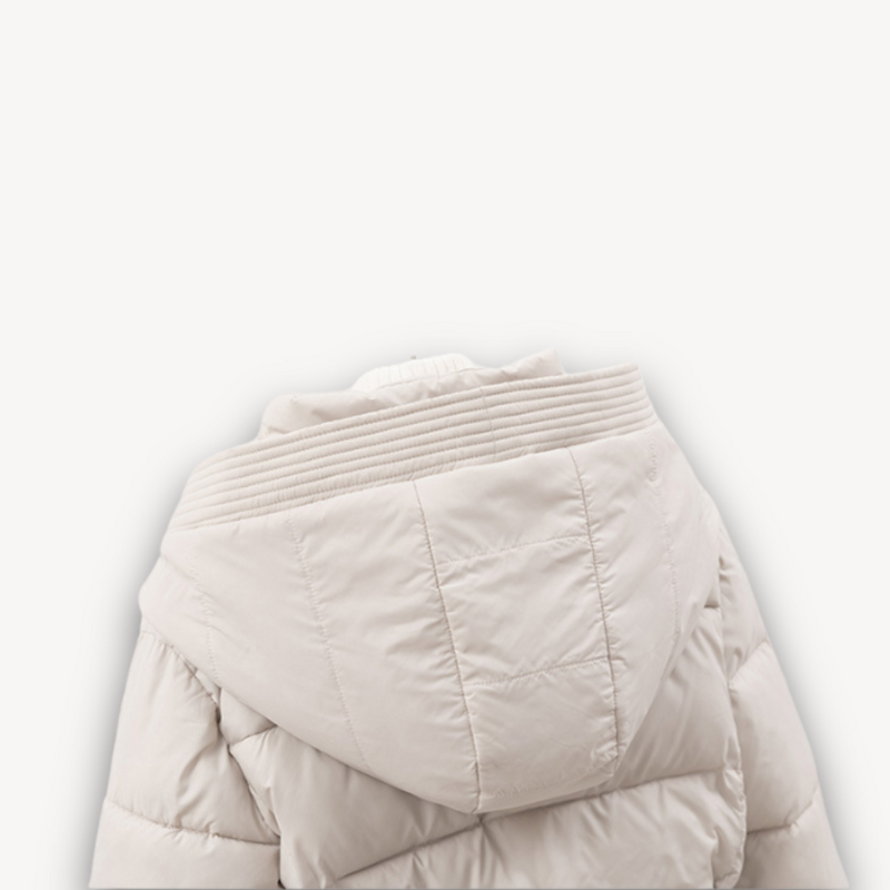 Women's Puffer Jacket - Stylish Winter Coat with Hood