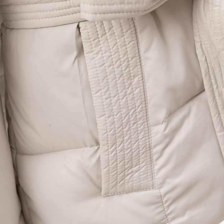 Women's Puffer Jacket - Stylish Winter Coat with Hood
