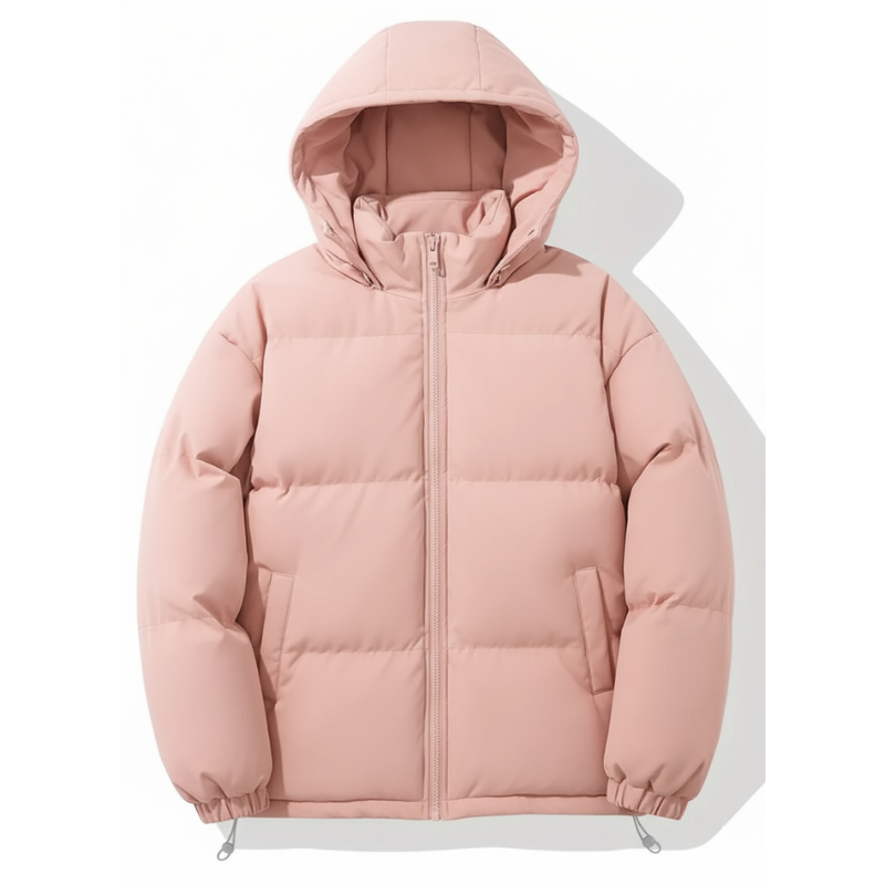 Women’s Puffer Jacket with Hood – Winter Coat
