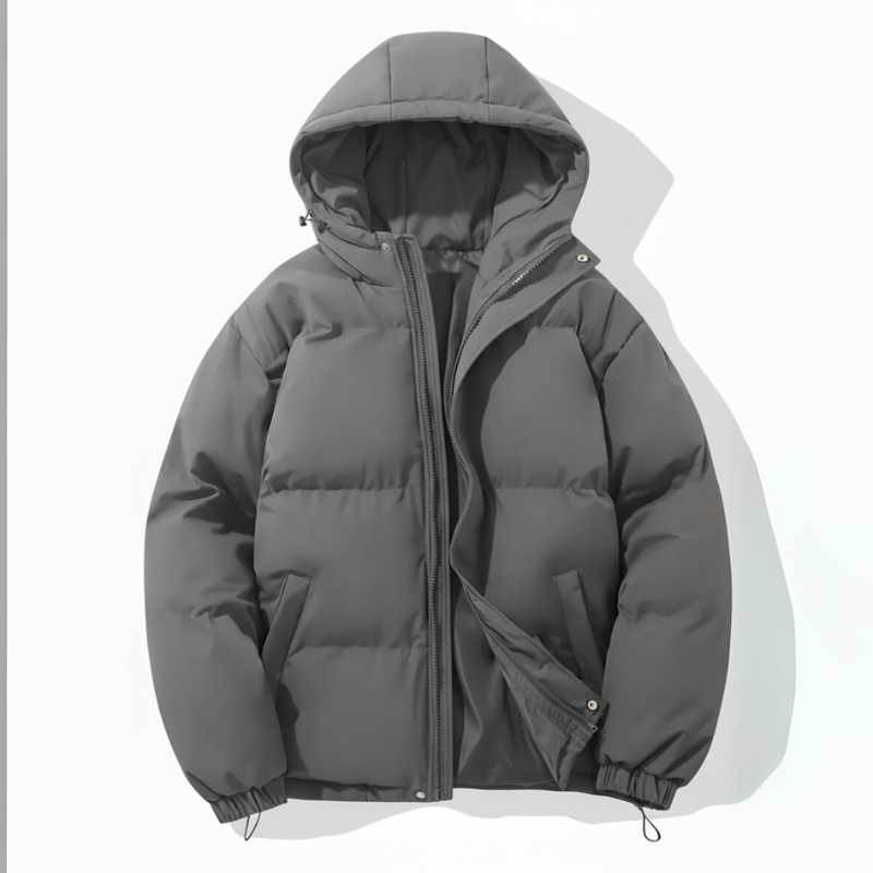 Women’s Puffer Jacket with Hood – Winter Coat