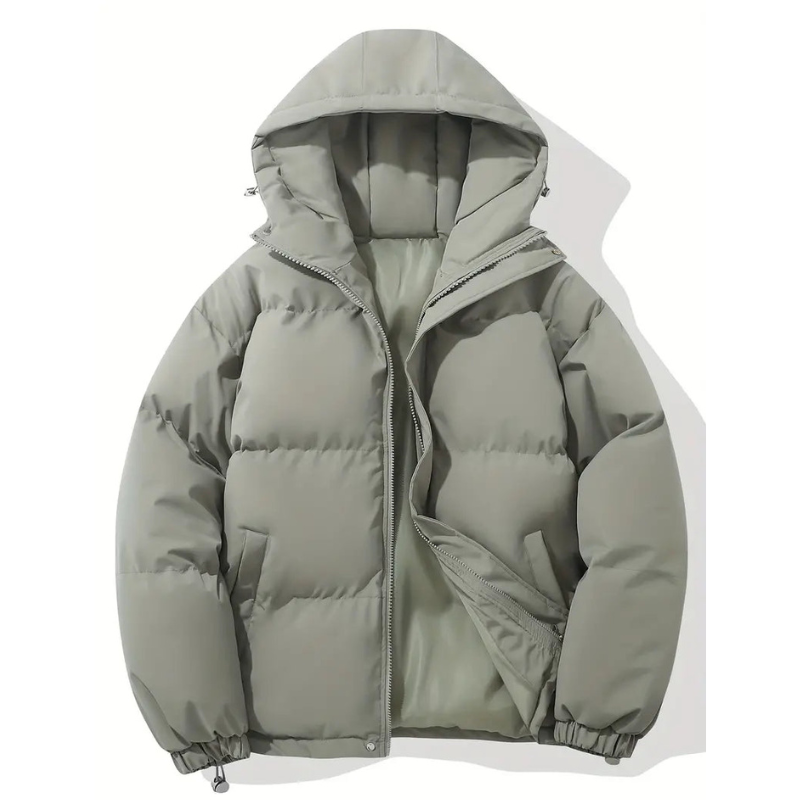 Women’s Puffer Jacket with Hood – Winter Coat