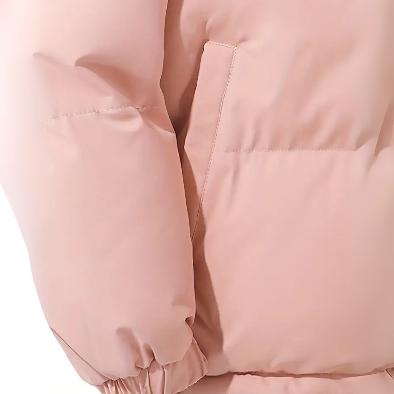 Women’s Puffer Jacket with Hood – Winter Coat