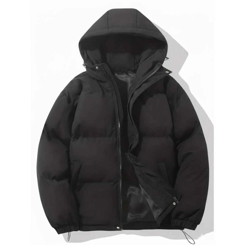 Women’s Puffer Jacket with Hood – Winter Coat
