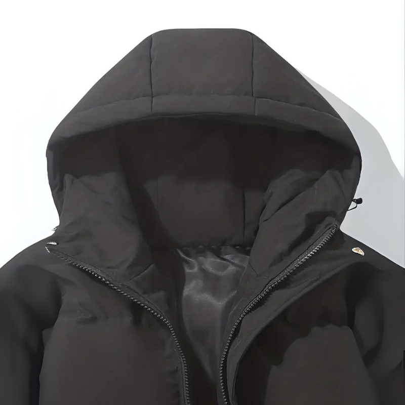 Women’s Puffer Jacket with Hood – Winter Coat