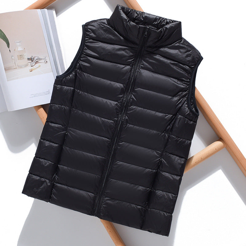 Women's Puffer Vest Stylish Layering Outerwear