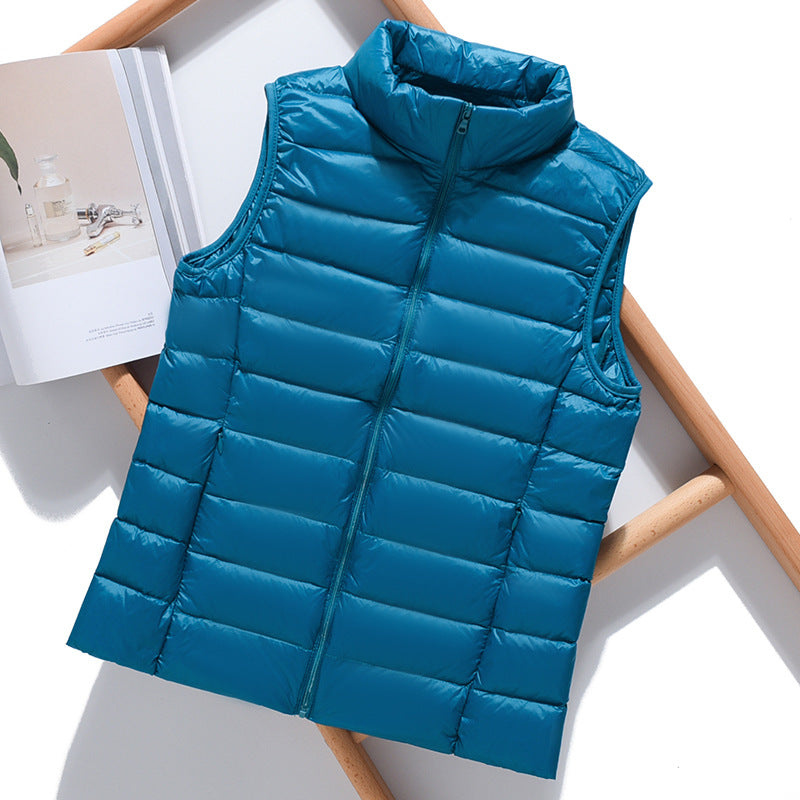 Women's Puffer Vest Stylish Layering Outerwear