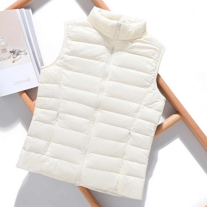 Women's Puffer Vest Stylish Layering Outerwear