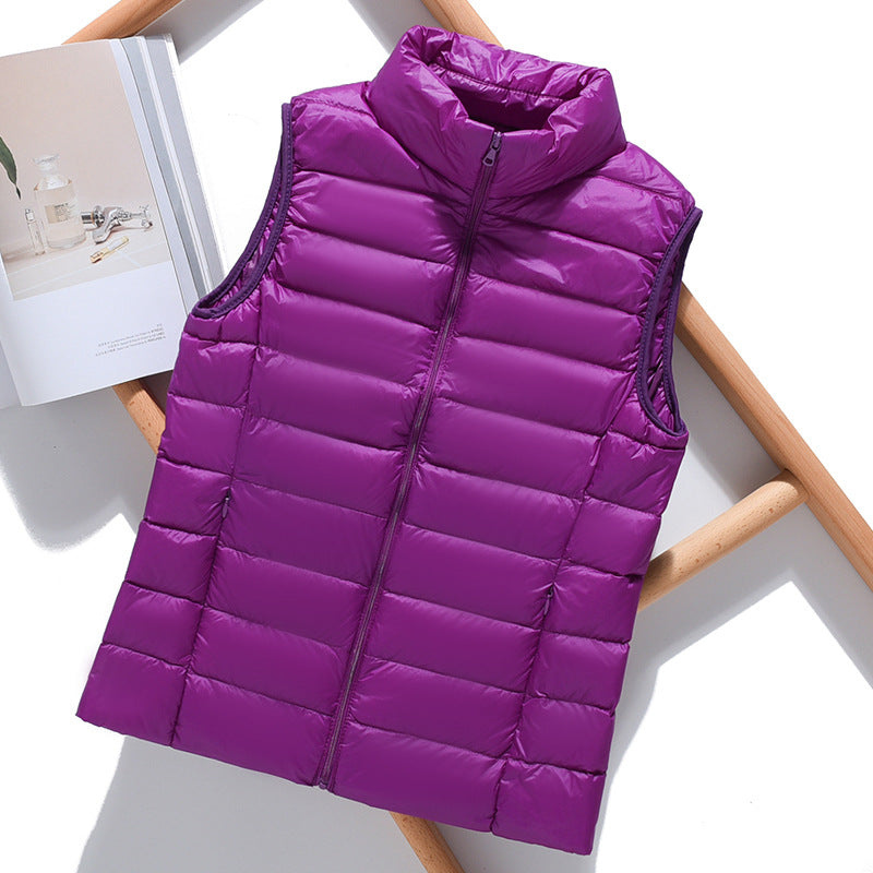 Women's Puffer Vest Stylish Layering Outerwear