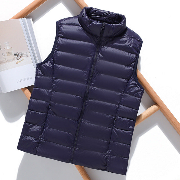 Women's Puffer Vest Stylish Layering Outerwear
