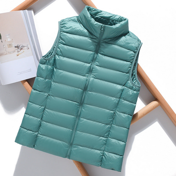 Women's Puffer Vest Stylish Layering Outerwear