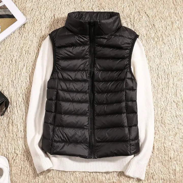 Women's Puffer Vest – Casual Sleeveless Jacket for Layering