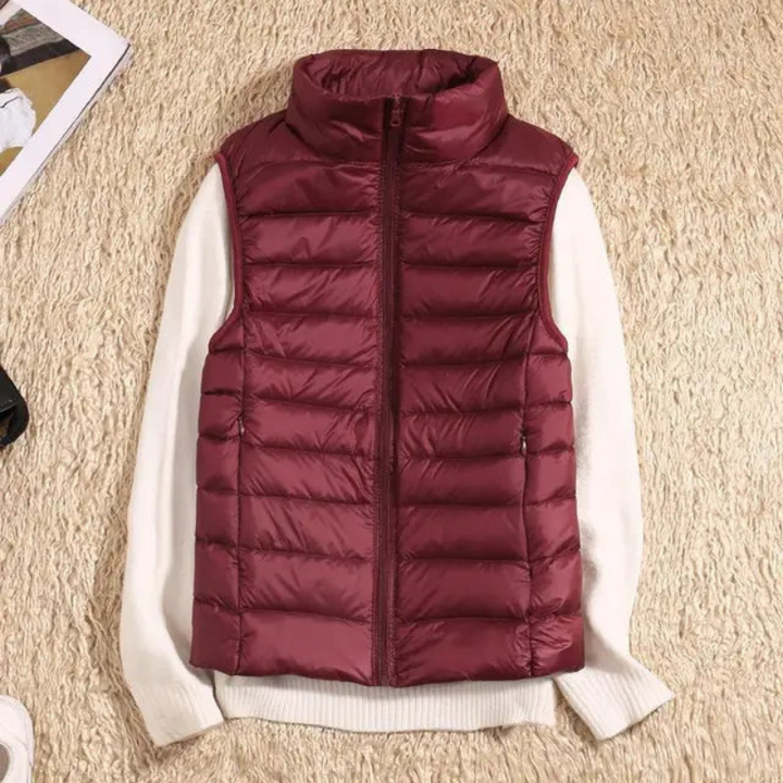 Women's Puffer Vest – Casual Sleeveless Jacket for Layering