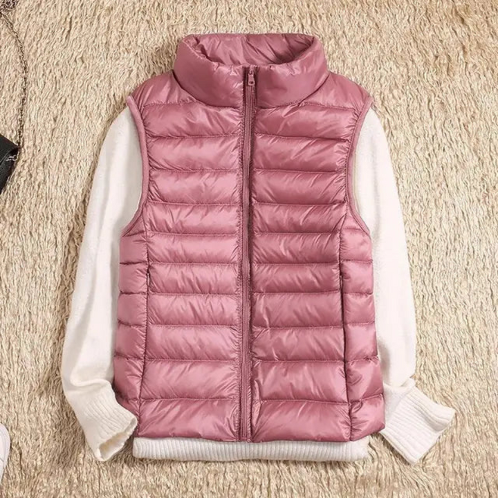 Women's Puffer Vest – Casual Sleeveless Jacket for Layering