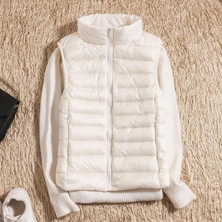 Women's Puffer Vest – Casual Sleeveless Jacket for Layering