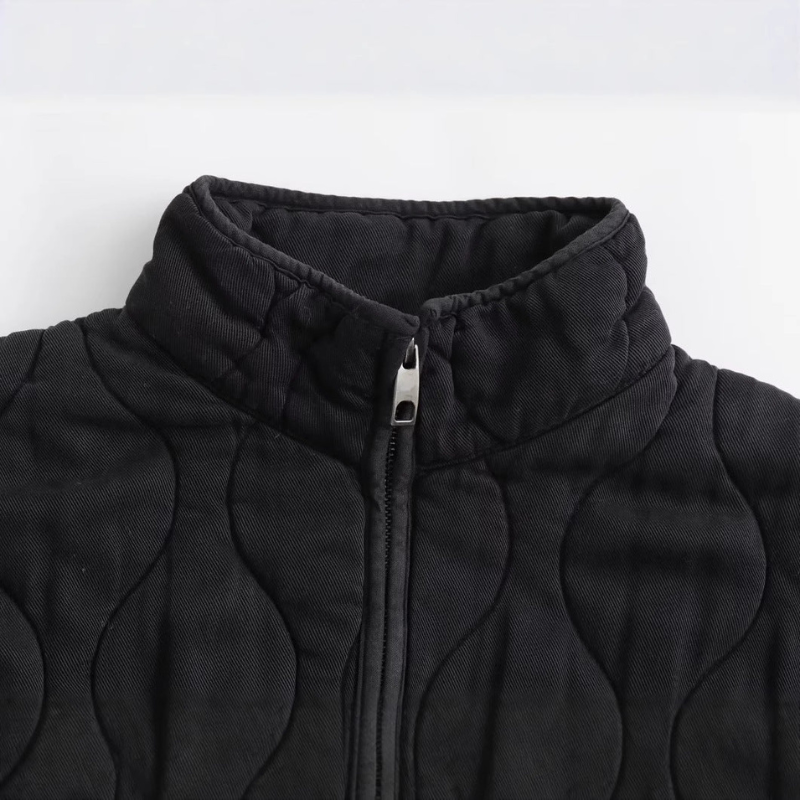 Women's Quilted Puffer Jacket - Stylish Coat for Winter