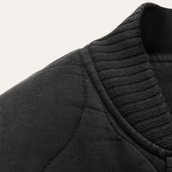 Women's Quilted Puffer Jacket - Stylish Coat for Winter