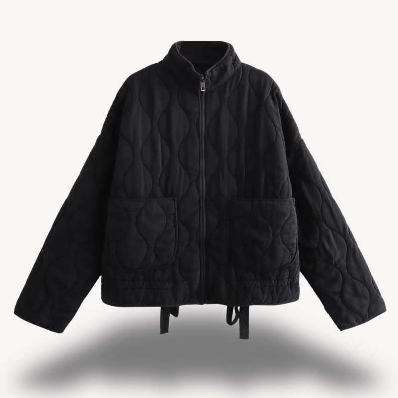 Women's Quilted Puffer Jacket - Stylish Coat for Winter