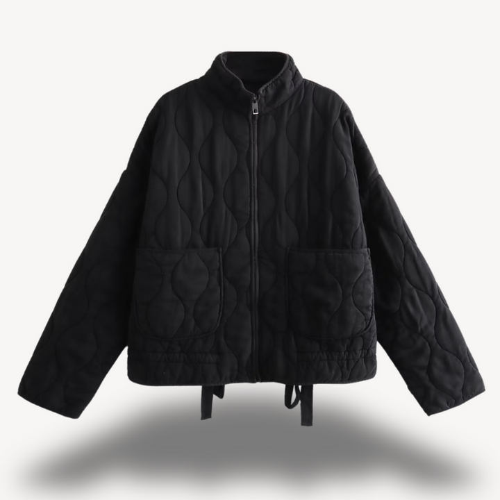 Women's Quilted Puffer Jacket - Stylish Coat for Winter
