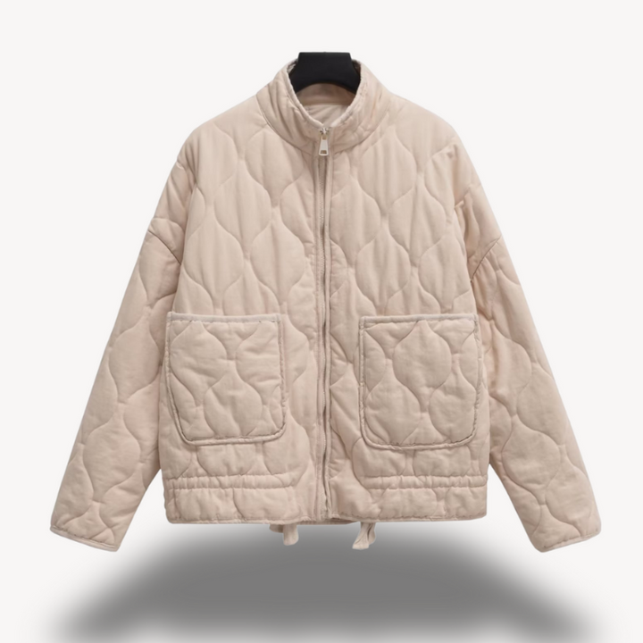 Women's Quilted Puffer Jacket - Stylish Coat for Winter