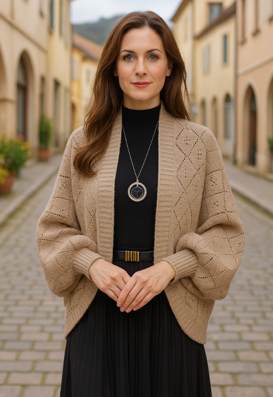 Women's Shawl Cardigan Sweater for Winter Style