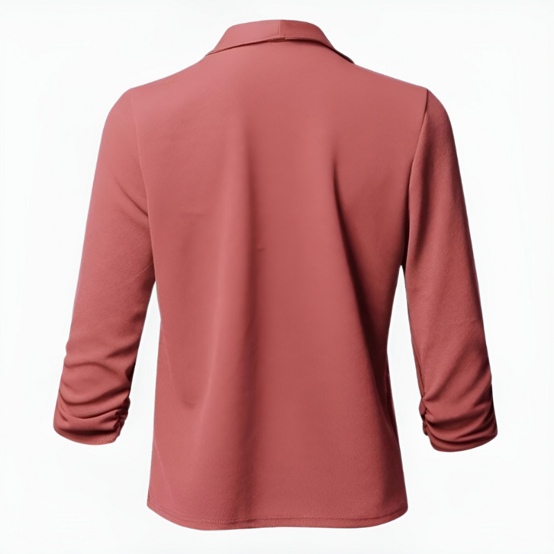Women's Slim Fit Blazer – Elegant Long Sleeve Jacket