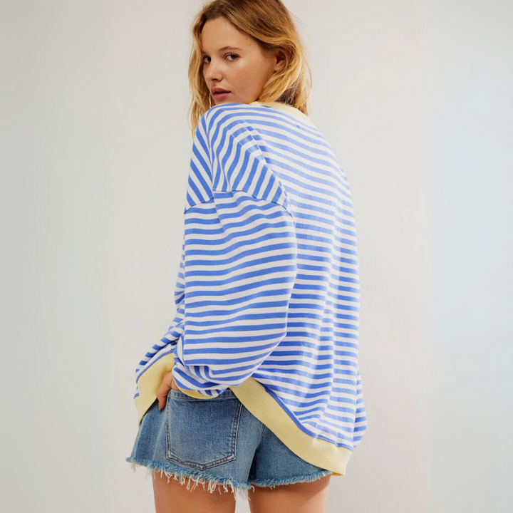 Women's Striped Sweater for Everyday Wear
