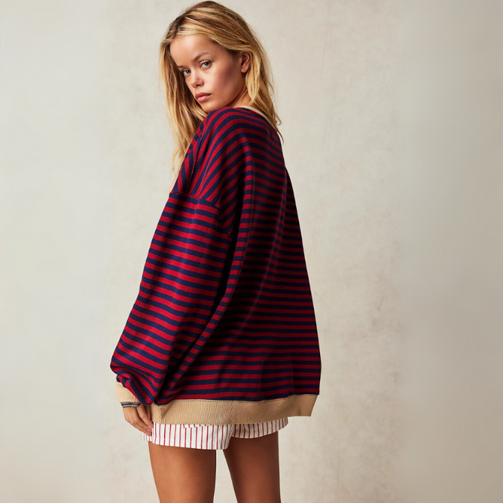 Women's Striped Sweater for Everyday Wear