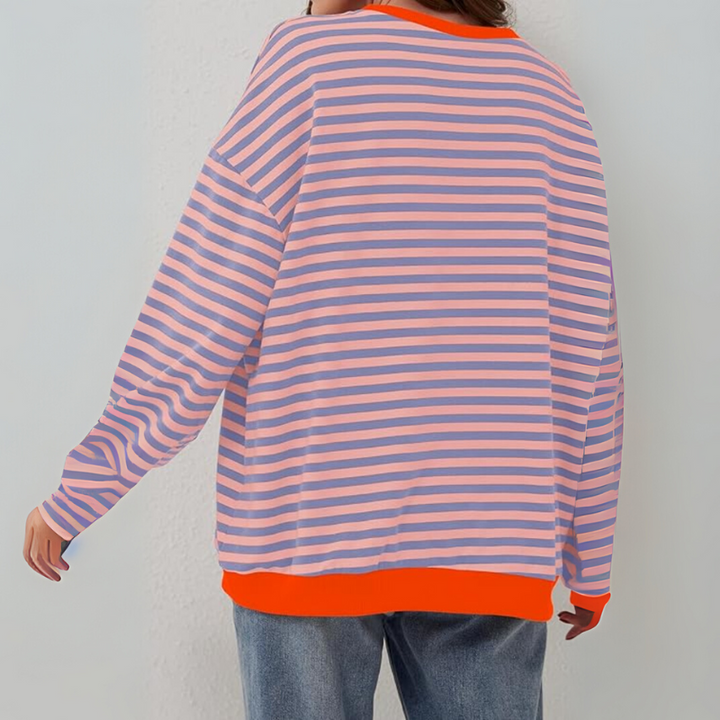 Women's Striped Sweater for Everyday Wear