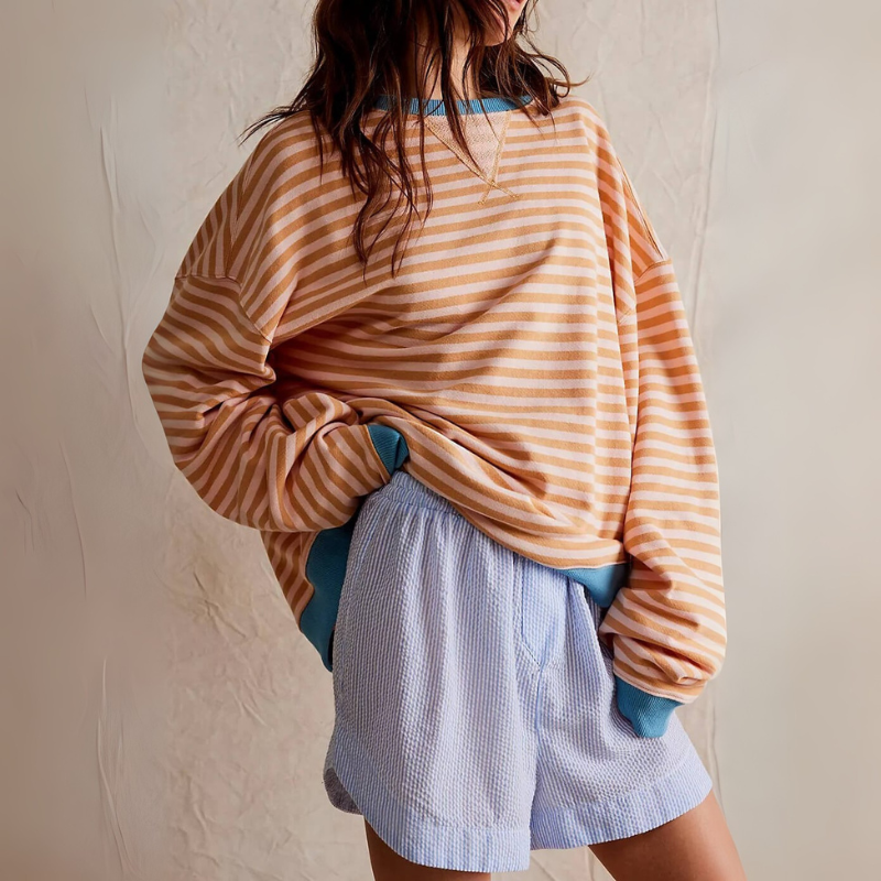 Women's Striped Sweater for Everyday Wear