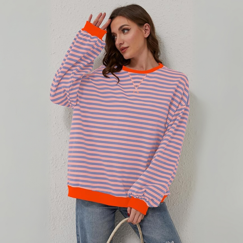 Women's Striped Sweater for Everyday Wear